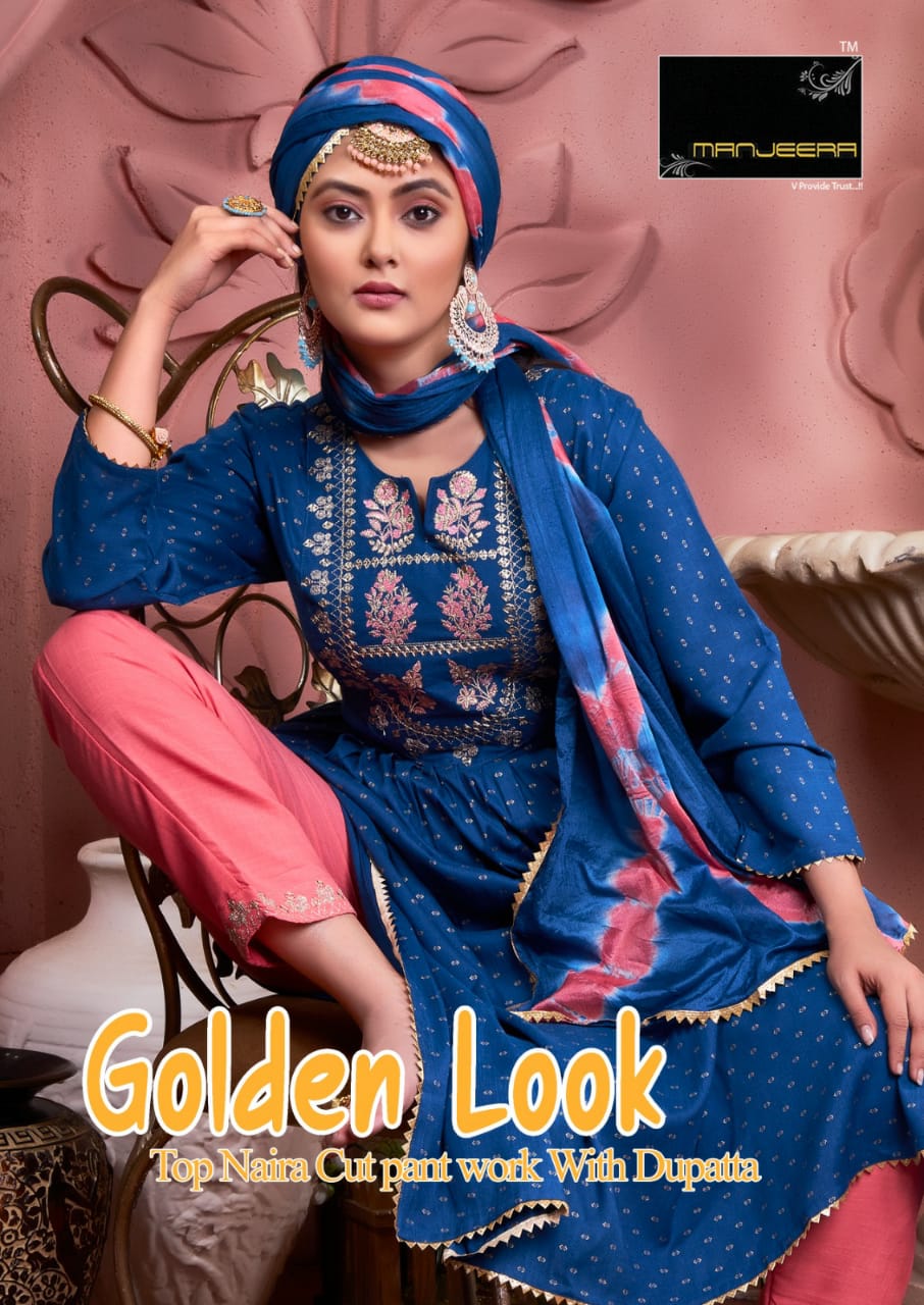 Manjeera kurti GOLDEN LOOK